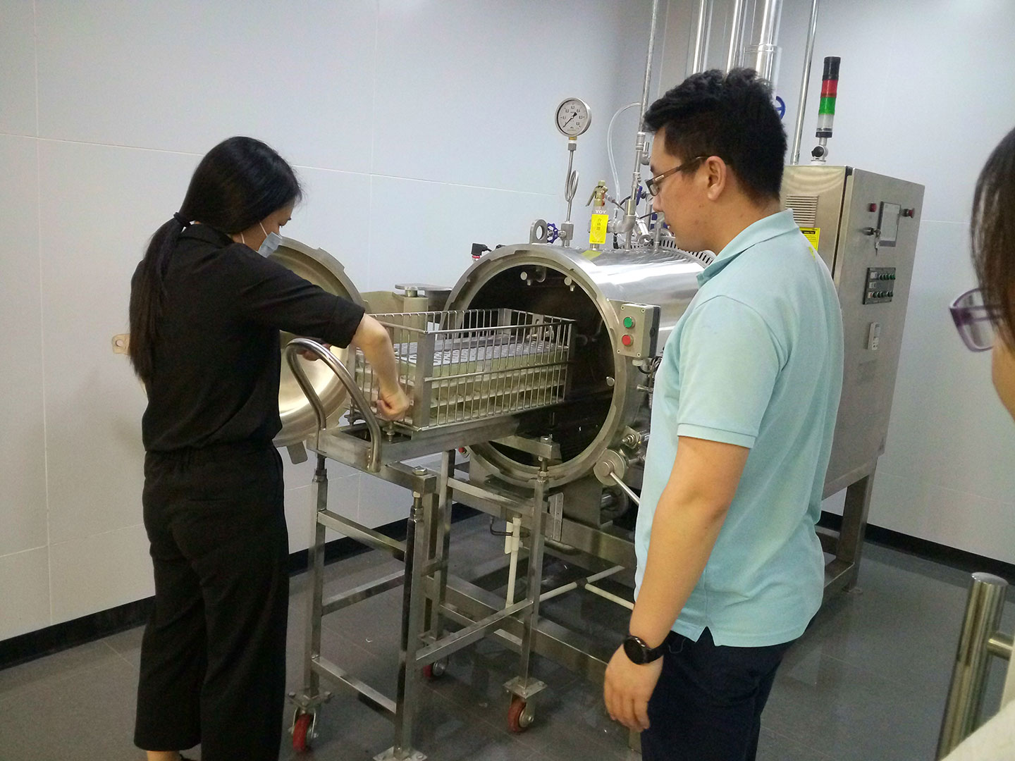 杀菌锅使用现场