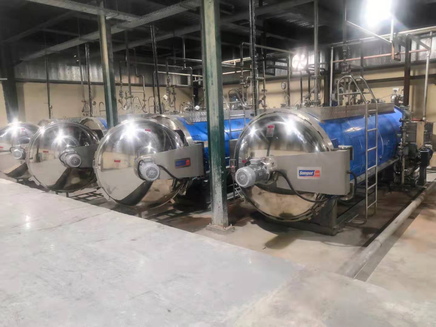 使用现场-杀菌锅